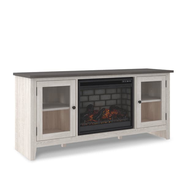 Signature Design by Ashley® Dorrinson 60" TV Stand with Electric Fireplace-0