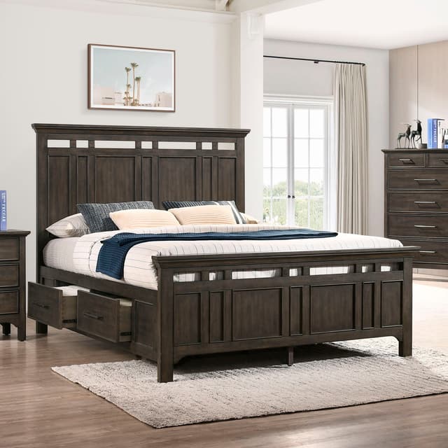 Intercon Hawthorne Queen Storage Bed-1
