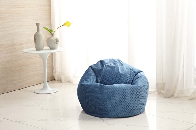 Milton Green Stars Blue Junior Bean Bag-0