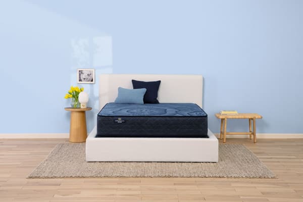 Serta Perfect Sleeper Blue Lagoon Nights 13.5" Wrapped Coil Medium Tight Top Queen Mattress