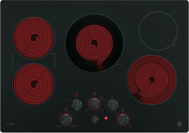 GE Profile™ Series 30" Black Electric Cooktop-1
