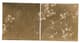 A & B Home 2-Piece Brown/Gold Cherry Tree Wall Art Set-1