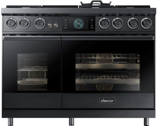 Dacor Modernist 48 Pro Dual Fuel Steam Range Graphite Stainless