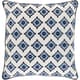 Surya Fenna Ivory 22"x22" Toss Pillow with Polyester Insert-0
