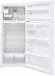 GE® 28" 17.5 Cu. Ft. ENERGY STAR® White Top Freezer Refrigerator-1