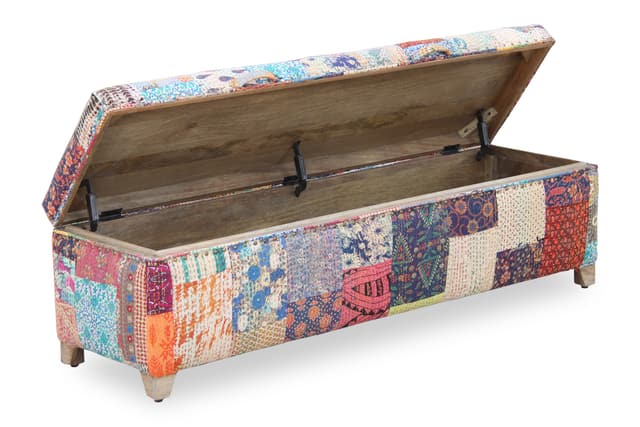 Jaipur Furniture Cadence Upholstered Storage Ottoman-1