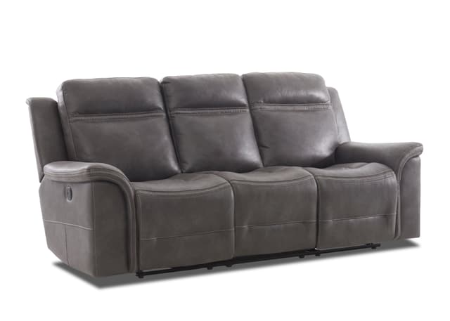Klaussner® Huxley Domanic Charcoal Power Reclining Sofa-0