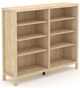 Sauder® Pacific View® Beige/Prime Oak® Cubby Storage Bookcase-0