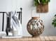 A & B Home Brown/Silver Round Small Shanghai Lantern-3