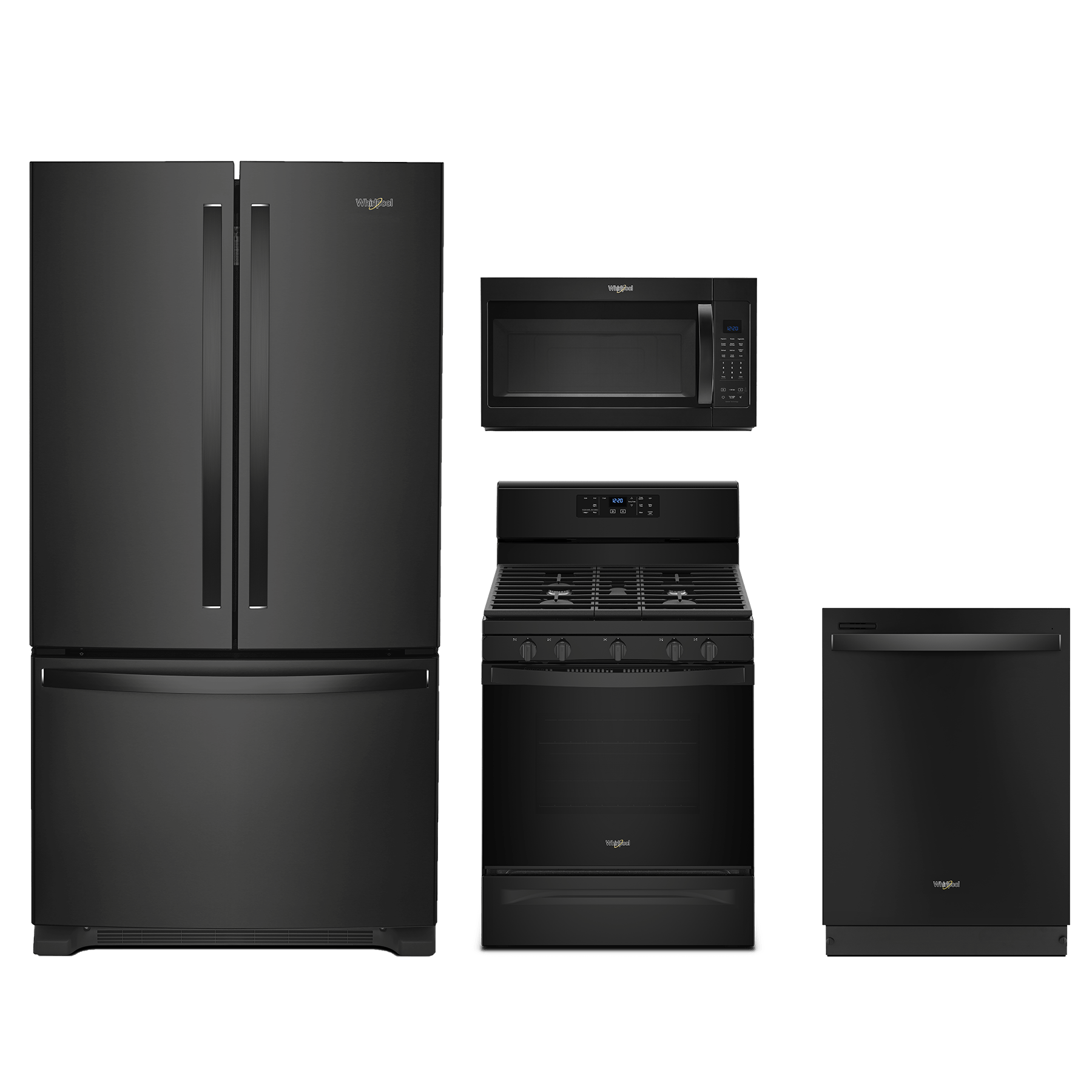 black kitchen appliance packages