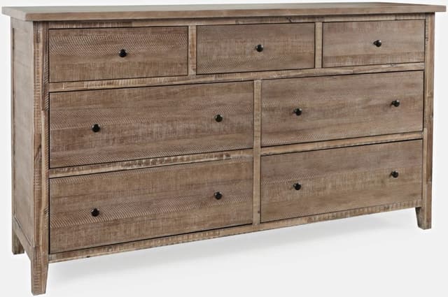 Jofran Inc. Maxton Wash Dresser & Mirror Set-3
