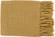 Surya Tilda Mustard 59"x51" Throw Blanket-0
