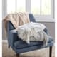 Olliix by Madison Park Brianne Blush 100% Cotton Tufted Chenille Lightweight Throw With Fringe Tassel-4