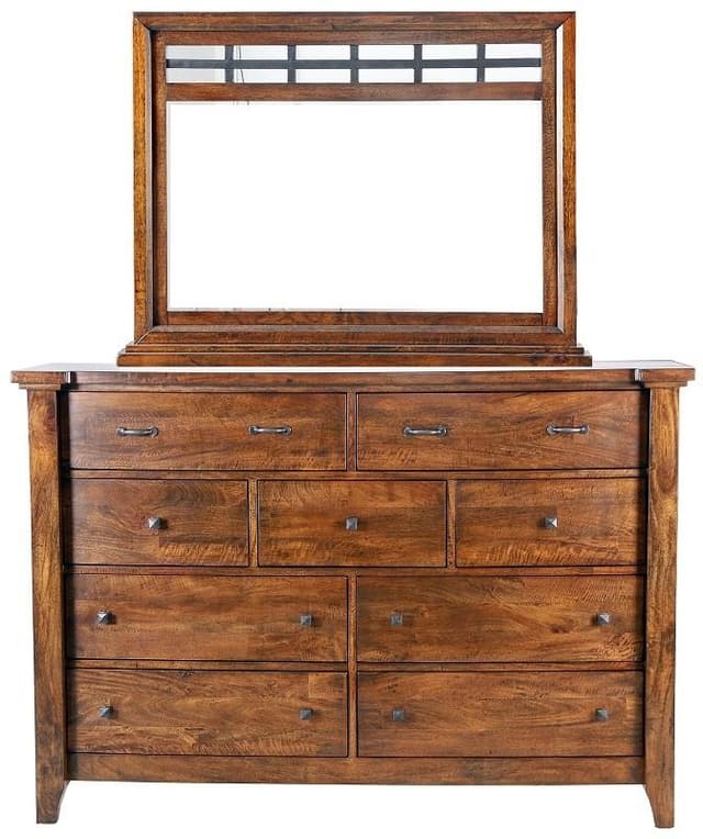Napa Furniture Design Whistler Retreat Brown Dresser and Mirror-0