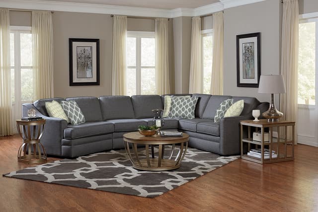 England Furniture® Thomas 3-Piece Cuddler Sectional-1