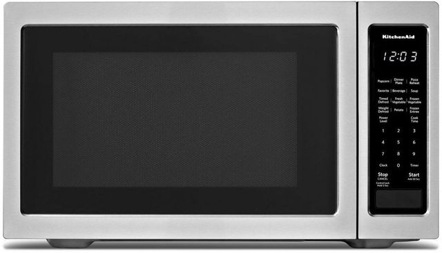 Kitchenaid 1 6 Cu Ft Stainless Steel Countertop Microwave Oven 1 6 Cu Ft Stainless Steel Countertop
