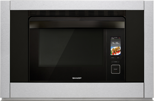 Sharp® 30" Single Electric Built In Wall Oven-Stainless Steel-0