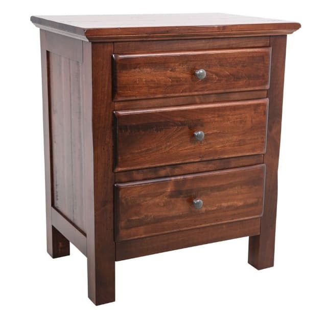 Daniel's Amish® Solid Wood Lewiston 3 Drawer Night Stand-0