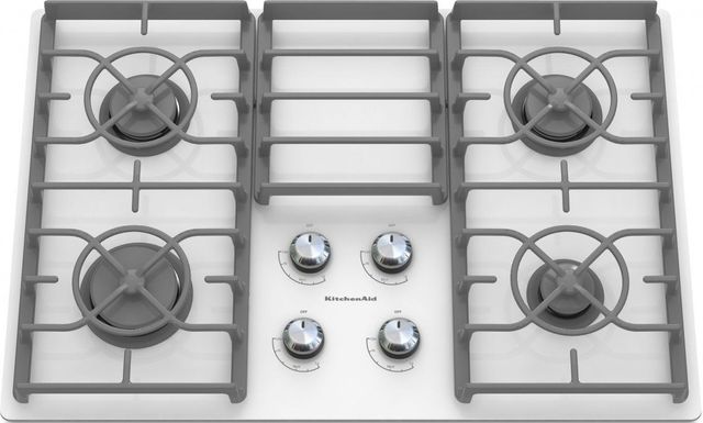 Kitchenaid Architect Series Ii 30 19 White Gas Cooktop