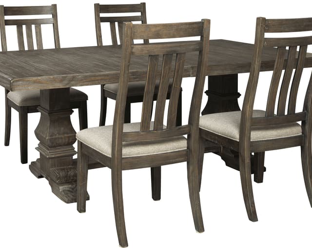 Signature Design by Ashley® Wyndahl 7 Piece Rustic Brown Dining Room Set-2