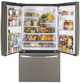 GE® 36" 27.0 Cu. Ft. Slate French Door Refrigerator-2