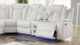 New Classic® Home Furnishings Orion Left Arm Facing White Sofa-2