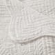 Olliix by Madison Park White Tuscany Oversized Quilted Throw with Scalloped Edges-4