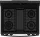 GE® 400 Series 30" Black Freestanding Gas Range-1