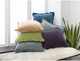 Surya Washed Cotton Velvet Sea Foam 22"x22" Pillow Shell with Polyester Insert-1