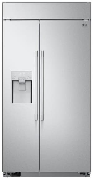 LG Studio 25.6 Cu. Ft. Counter Depth Side By Side Refrigerator LG Studio 25.6 Cu. Ft. Stainless Steel Counter Depth Side By Side Refrigerator