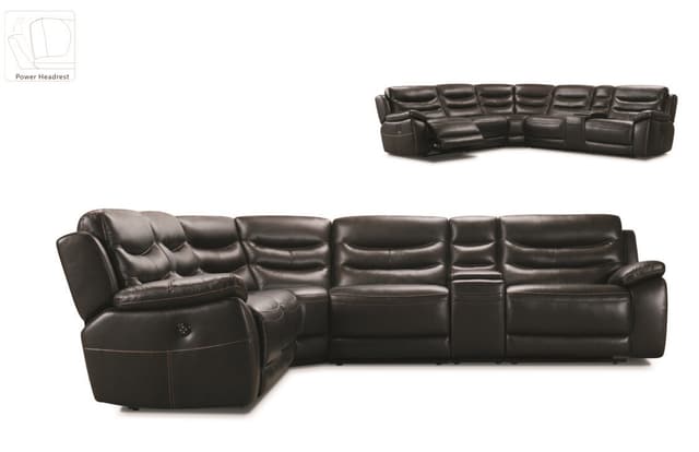 Violino 30847 6 Piece Power Reclining Sectional with Power Headrest-1