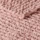Olliix by Madison Park Chenille Chunky Knit Blush Throw-1