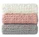 Olliix by Madison Park Chenille Chunky Knit Ivory Throw-4