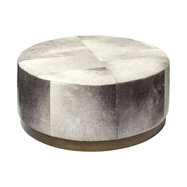 Mercana Zahavi Round Accent Ottoman-0