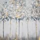 Olliix by Madison Park Winter Glaze 2 Pieces Blue and White Heavy Textured Canvas Set with Glitter Embellishment-1