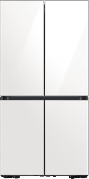 Samsung Bespoke 29.0 Cu. Ft. White Glass French Door Refrigerator