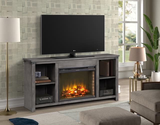 Legends Furniture Storehouse 65" Fireplace Console-0