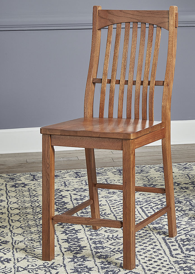 A-America® Laurelhurst Mission Slat Back Barstool ...