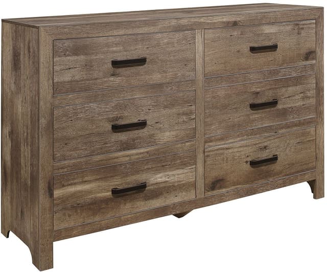 Homelegance® Mandan Weathered Pine Dresser and Mirror-4