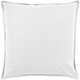 Surya Cotton Velvet Medium Gray 18"x18" Pillow Shell with Polyester Insert-0