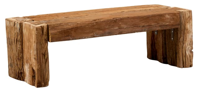 Jaipur Furniture Notched Timber Bench-0