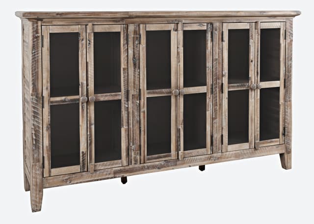 Jofran Inc. 70" Rustic Shores 6 Drawer High Accent Cabinet-0