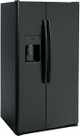 GE® 36" 25.3 Cu. Ft. Black Side-by-Side Refrigerator-3