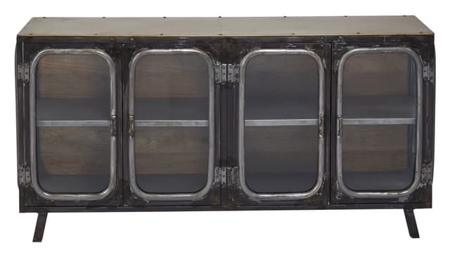 Jaipur Furniture Thorndike 4 Door 70" Cabinet-0