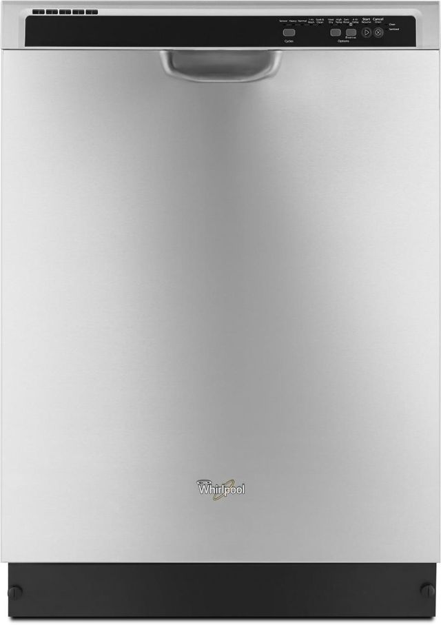 Whirlpool 24 Built In Dishwasher Monochromatic Stainless Steel Wdf540padm Whirlpool 24 Built In Dishwasher Monochromatic Stainless Steel Wdf540padm