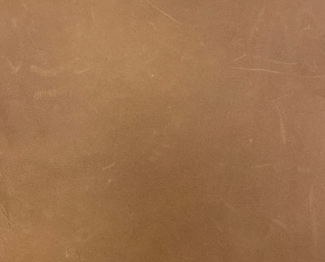 Jonathan Louis Morrissey Leather Fawn Ottoman-1