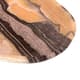 A & B Home Fernando Beige/Black/Gray 5" Hand-Carved Zebra Onyx Bowl-1