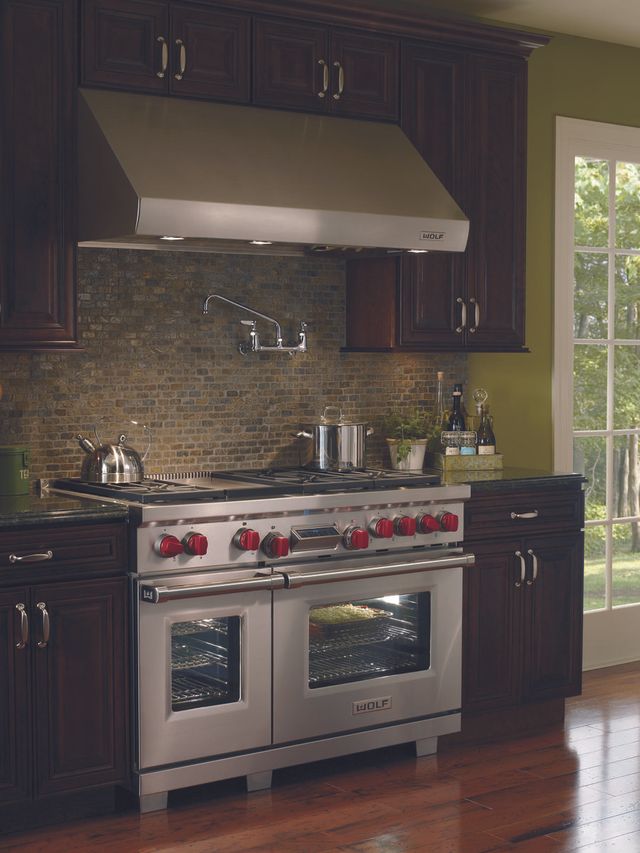 Wolf® 48" Stainless Steel Pro Wall Range HoodPW482418 Doyon's