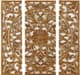 Olliix by Madison Park Gold Set of 3 Piece Gold Medallion 3D Design Canvas-0