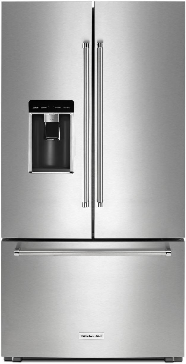 Kitchenaid 23 76 Cu Ft Stainless Steel Counter Depth French